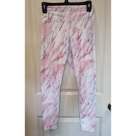 Women's R and Dry Collection Marble Leggings Pink Small - Picture 2 of 6